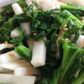 どもプリ's cooksnap of when they made わさび菜と大根のサラダ.