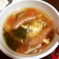 みさぁママ's cooksnap of when they made ■ほうれん草と卵のトマトスープ■.
