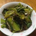 nokomori's cooksnap of when they made 小松菜とじゃこ炒め.
