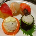 olive_nda's cooksnap of when they made ひな祭りに☆まんまる手まり寿司　その１.