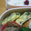 daikanon's cooksnap of when they made ☆お弁当にも！ふわふわ三つ葉入り玉子焼き.