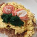 atsuvega's cooksnap of when they made カニカマでバラの花.