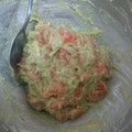 最後の果実's cooksnap of when they made アボカドとサーモンの塩麴マヨわさ和え.