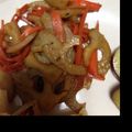 MERUFU's cooksnap of when they made 簡単！シャキシャキ☆れんこんきんぴら.