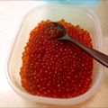 キッチンチョコボ's cooksnap of when they made ☆北海道の漁師直伝☆いくらの醤油漬け.