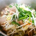 なかたんた's cooksnap of when they made めんつゆで簡単に☆スープも飲める♪もつ鍋.