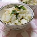 ともこキッチン's cooksnap of when they made ♦長芋とじゃこの炊き込みご飯三つ葉添え♦.