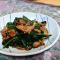 mikimaru27's cooksnap of when they made 豚とほうれん草のオイバター炒め☆.