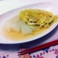 水無雲's cooksnap of when they made キャベツと大根のスープ♪.
