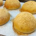 まめたん's cooksnap of when they made 手捏ね☆はちみつ豆乳きなこパン.