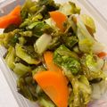 エリーモ's cooksnap of when they made 春キャベツ 外葉 漬け物サラダ.