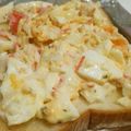 よもぎとヨーゼフ's cooksnap of when they made カニカマ&卵のせトースト.