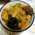 かぷぷ's cooksnap of when they made ごまさばとほうれん草の炒め物.