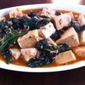 むみむら's cooksnap of when they made 簡単！ほうれん草とひき肉の、あんかけ豆腐.