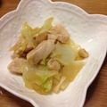 あんこうママ's cooksnap of when they made 白菜と鶏むね肉の炒め煮～♪.