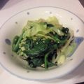 ようさんママ's cooksnap of when they made ほうれん草キャベツもやしの和え物.