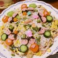 Mana86's cooksnap of when they made ひな祭りキャラ弁＊おひな様ピンチョス.