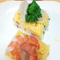 たかくんmama's cooksnap of when they made ひな祭り＊プチケーキ風寿司.