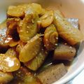 ヨータとサンシのママ's cooksnap of when they made ごぼうと竹輪・こんにゃくの味噌煮♪.