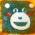 きてぃこmama's cooksnap of when they made 簡単くまもんキャラ弁.