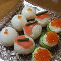 アリエル1976's cooksnap of when they made ひな祭りの手まり寿司.