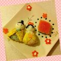 るっちゅ♪'s cooksnap of when they made 【離乳食】簡単☆ひな祭り三色ゼリー.