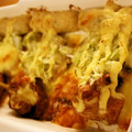 BiwacoJune's cooksnap of when they made さつま揚げの☆ネギマヨチー焼き☆.