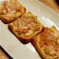 トムトム★'s cooksnap of when they made 油揚げdeたらこチーズのおつまみ.