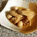 Atchanga's cooksnap of when they made お酢でさっぱり手羽先とうずらの煮込み料理.