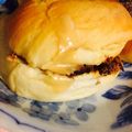 be_minami's cooksnap of when they made ヌテラとピーナッツバターのサンドイッチ.