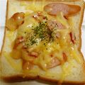みゆwaco 's cooksnap of when they made お手軽ピザトースト☆.