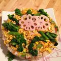 ANJINHA's cooksnap of when they made 菜の花ちらし寿司.