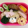 しっぽまん's cooksnap of when they made キャラ弁 ぼんぼんりぼん.