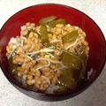 もうらん's cooksnap of when they made えのきめかぶ納豆.