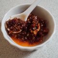 華奏's cooksnap of when they made 意外と簡単♪手作り食べるラー油☆.