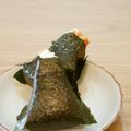 yu-kunmama's cooksnap of when they made ちくわdeカニかま天むす.