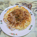 みかかめ's cooksnap of when they made キャベツとちくわの卵焼き☆お好み焼き風.