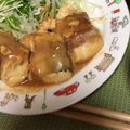 まり電気's cooksnap of when they made タレが決め手！豆腐の豚バラ巻き.