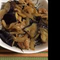 まり電気's cooksnap of when they made コッテリ甘辛ナス豚丼( p｀д´)q！.