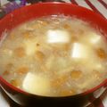 Satoco❋'s cooksnap of when they made 大根おろし入り♤なめこ汁♤.