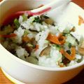 sumomocook's cooksnap of when they made 離乳食＊後期〜＊簡単五目ご飯♪+゜.