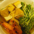 mzhroom's cooksnap of when they made 海老と厚揚げと水菜のたいたん.
