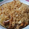 マロピーヌ's cooksnap of when they made バターパン粉で絶品チキンパスタ.
