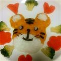 モナカのママ's cooksnap of when they made しまじろう誕生日プレート☆卵不使用☆.