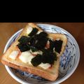 もやしやの息子's cooksnap of when they made ＊味噌マヨで和風　　　鮭トースト＊.