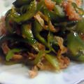 のじまさん's cooksnap of when they made ◆ピーマン＆油揚げ◆の炒め煮◆.