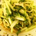 チャッピーココア's cooksnap of when they made 水菜と鮭フレークのお手軽パスタ.