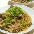 sweet_rose's cooksnap of when they made バターとめんつゆで簡単！秋のきのこパスタ.