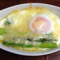 やえまりも's cooksnap of when they made アスパラと落とし卵のチーズ焼き.