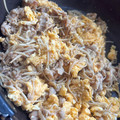 さきこ0224's cooksnap of when they made 中華風～豚、卵とえのき炒め.